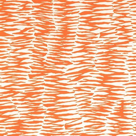 Zebra Print Orange Fabric By Schumacher Pattern 174261 Save On This