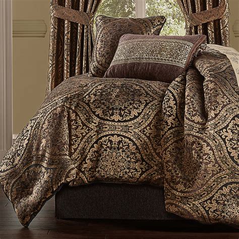 Jordan Chocolate 4 Piece Comforter Set By J Queen Latest Bedding