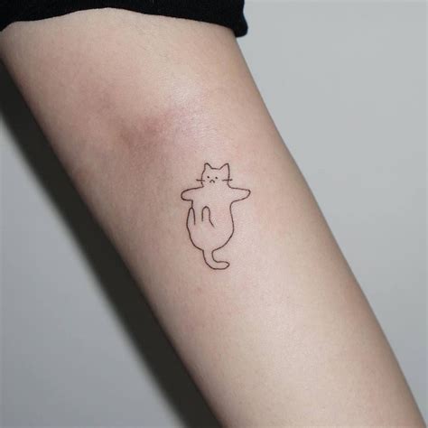 Top Best Simple Cat Tattoo Ideas Inspiration Guide Cool