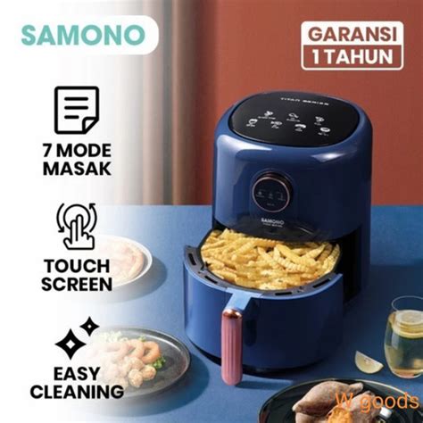 Promo Samono Air Fryer Alat Goreng Tanpa Minyak Airfryer Jakarta