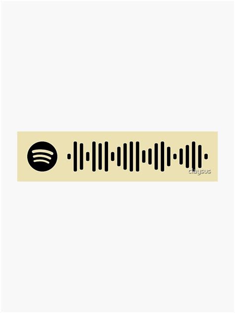 The Chain Spotify Scan Code Sticker By Claysus Redbubble