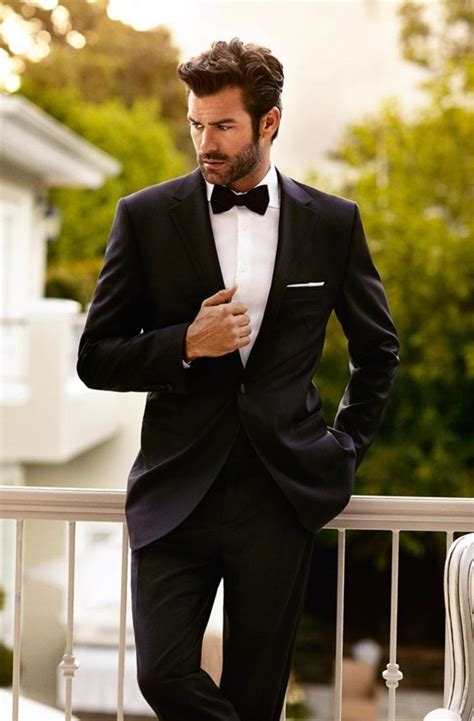 61 How To Wear Black Suit For Men Work Outfit Moda