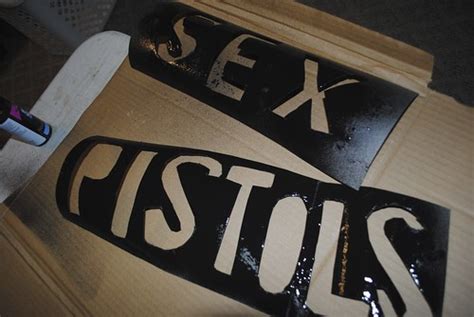 Sex Pistols Stencil Jessicamaway Flickr