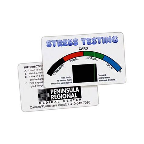 Stress O Meter Stress Card Imprinted With Your Logo Garrett Specialties