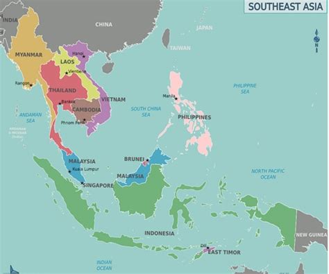 Bagi mereka yang tertarik terhadap kajian asia tenggara, buku ini merupakan salah satu buku rekomendasi awal dalam mempelajari salah satu hal yang menarik juga dalam hal ini, penjelasan mengenai karma. Unsur Geografis dan Penduduk di Asia Tenggara | Pelajaran ...