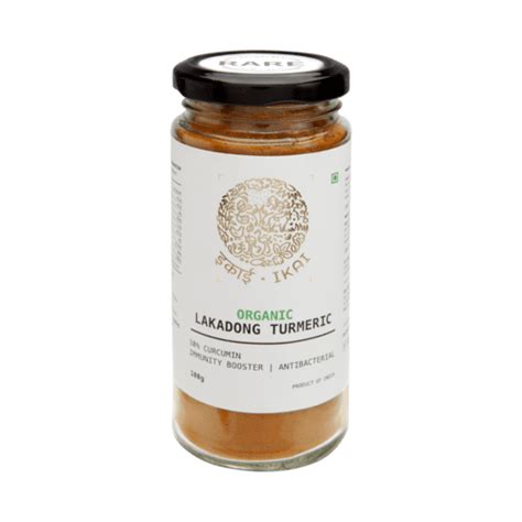 Organic Lakadong Turmeric 100gm Ikai Organic