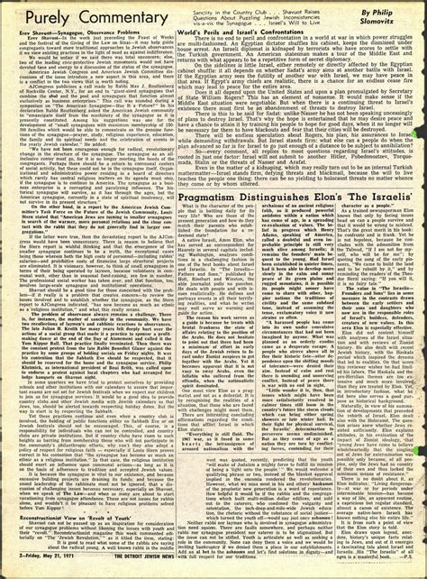 The Detroit Jewish News Digital Archives May 21 1971 Image 2