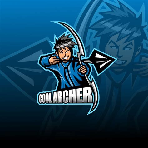 Premium Vector Archer Esport Mascot Logo Template