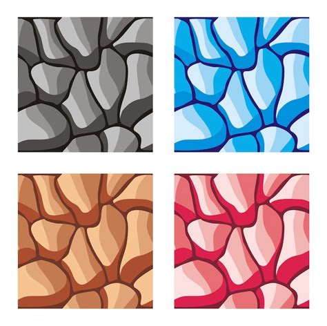 Premium Vector Seamless Texture Pattern Of Stone