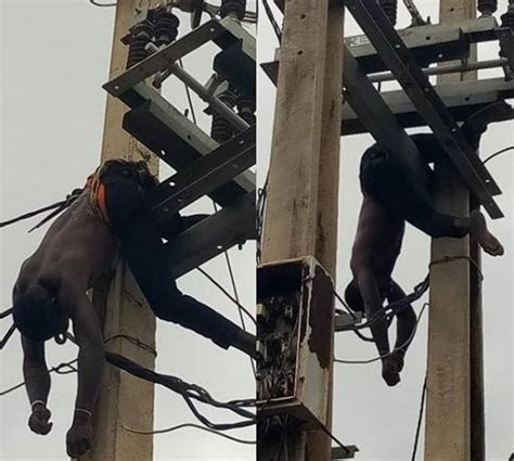 Thief Electrocuted With His Charm While Trying To Steal Copper In Abuja