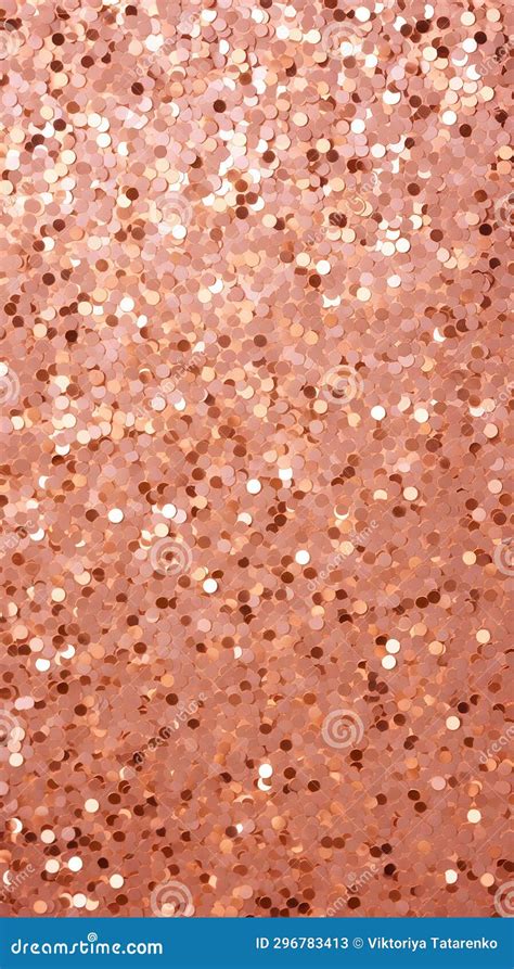 Pink Gold Glitter Vintage Lights Background Stock Illustration