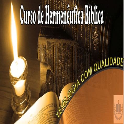 Curso De Hermenêutica Bíblica Teologia Com Qualidade