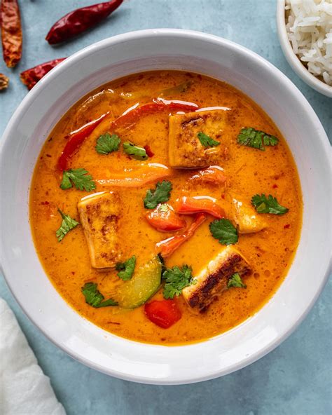 Vegan Thai Red Curry With Tofu Six Hungry Feet