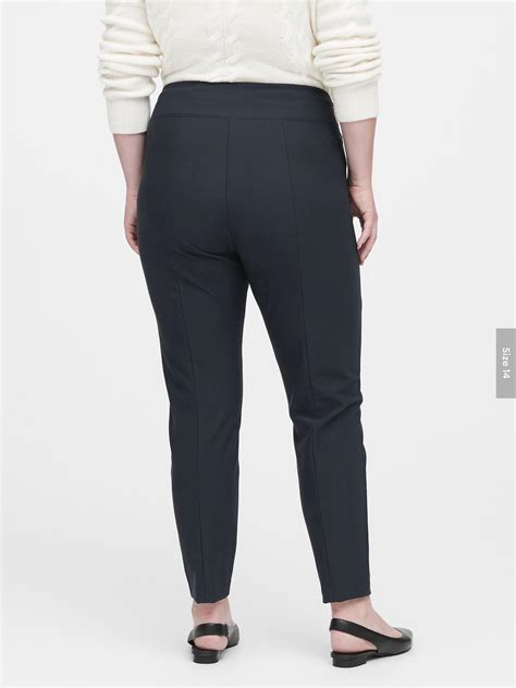 Banana Republic Slim Packable Performance Pant In Navy Blue Lyst