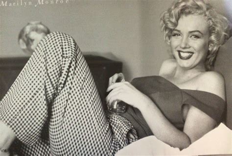 Marilyn Monroe Checkered Pants Sleeveless Top Black And White Art Poster