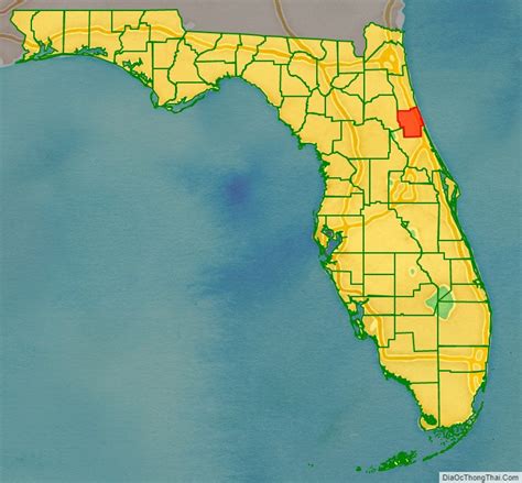 Map Of Flagler County Florida