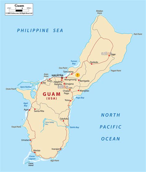 Location Of Guam On A Map World Map