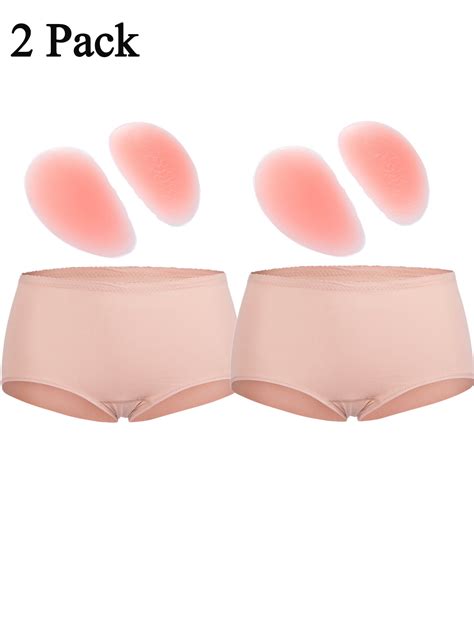 Fashion 1 Pair Silicone Hip Up Insert Fake Butt Pads Booster Enhancer
