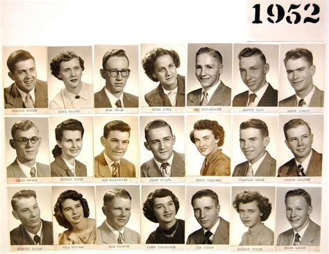 Oxford Nebraska High School Class Of 1952