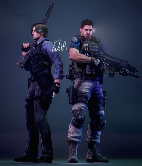 Studio Series Chris Redfield And Leon S Kennedy By LoneWolf On DeviantArt Resident Evil