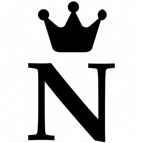 Alphabet Crown English Letter N Royal Icon Download On Iconfinder