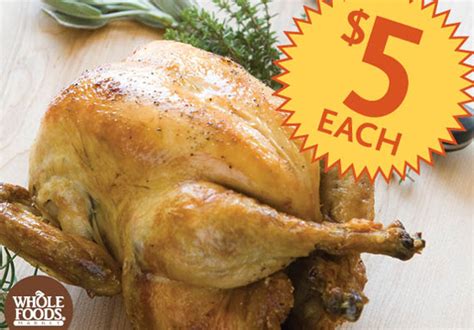 Whole foods market is not your average supermarket. Whole Foods Market One Day Sale: Whole Roasted Chicken $5 ...