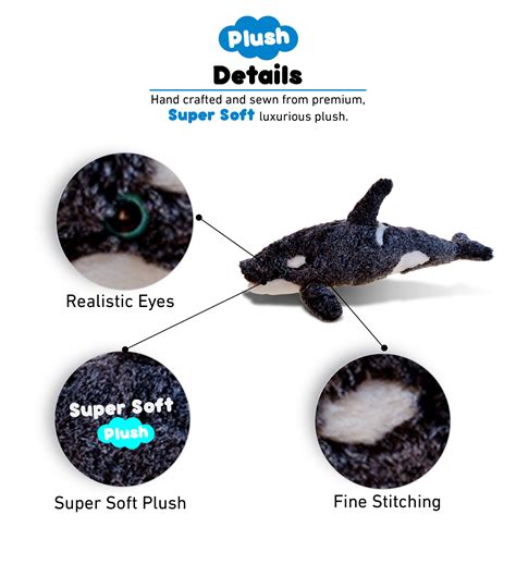 Killer Whale Super Soft Plush Cota Global