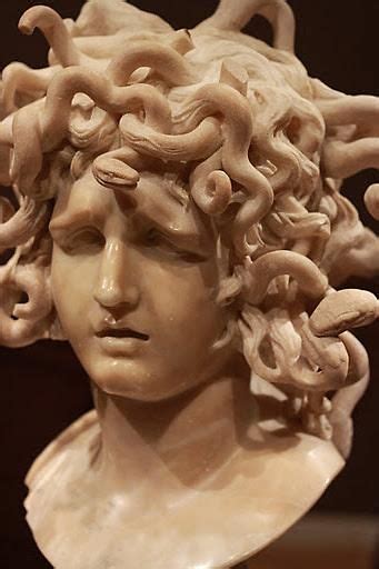 The Medusa By Gian Lorenzo Bernini Marble 1640s Baskı