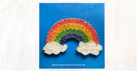 String Art Kit Rainbow Diy Art Kit Etsy