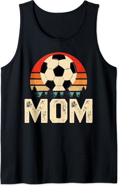 retro soccer mother s day t for soccer player mom tank top clothing shoes