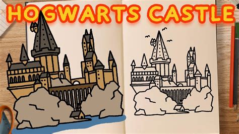 How To Draw Hogwarts Castle Harry Potter Step By Step Tutorial Porn Sex Picture