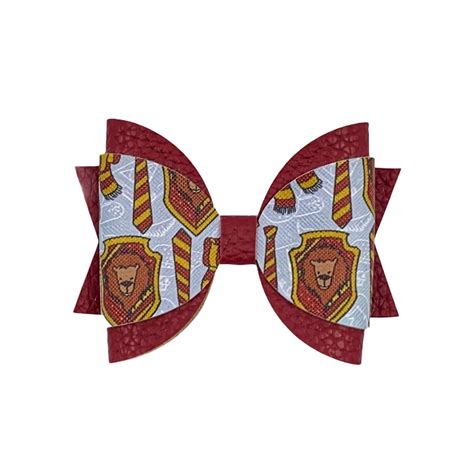 Gryffindor Hair Bow Harry Potter Hair Bow Harry Potter Etsy