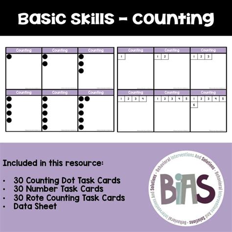 One day in 1999 i started thinking about the different ways a player can gain an advantage over the casino through card counting Basic Skills - Counting | Task cards, Rote counting, Education information