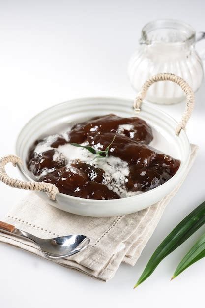 Premium Photo Bubur Tepung Garut Or Kerut Is Arrowroot Flour Porridge