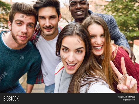 Group Friends Having Image Photo Free Trial Bigstock