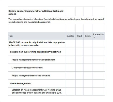 12 Transition Plan Templates Free Sample Example Format Download