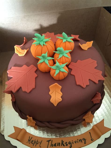 These easy recipes are packed with seasonal fall flavors, come. Thanksgiving Fondant Cake Made by: www.arlyscakes.com ...