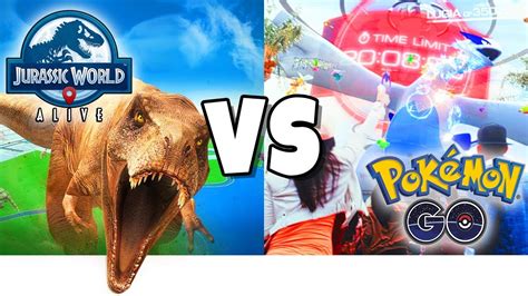 Jurassic World Alive Vs Pokemon Go New Game Like Pokemon Go With Dinosaurs Plus Fan Mail