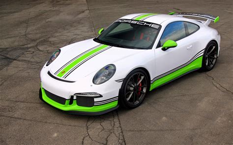 Porsche 911 Gt3 Gets Epic Lime Green Racing Livery