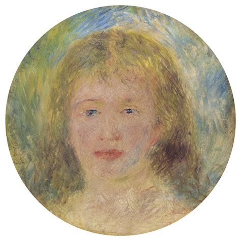 Pierre Auguste Renoir 1841 1919 Tête De Femme Jeanne Samary