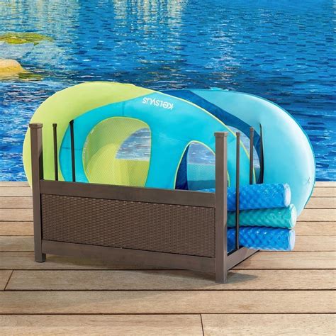 A single option can't work for all the. Outdoor Inflatable Pool Float Gear Storage Durable Rust-Free Frame NEW #SunjoyInternational ...