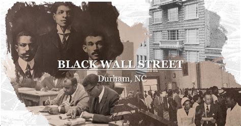Black Issues Forum Black Wall Street Durham Pbs