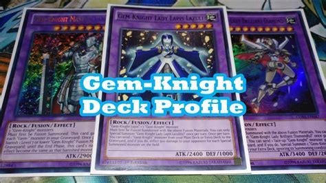 Yu Gi Oh Gem Knight Deck Profile December 2016 Youtube