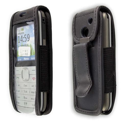 Smartphone Case For Nokia C1 01 Leather Case With Belt Clip Protective