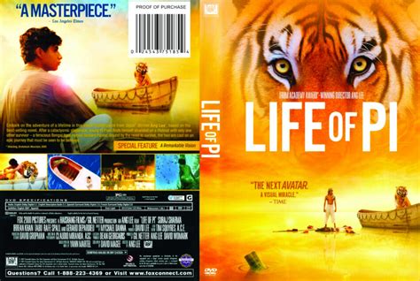 Life Of Pi 2012 R1 Movie Dvd Front Dvd Cover