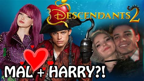 Descendants News Mal And Harry IN LOVE Behind The Scenes Dove Cameron Thomas Doherty