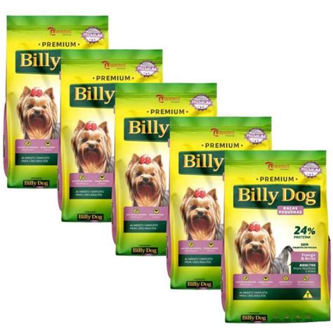 Billy Dog Premium Raças Pequenas Frango E Arroz Natural Para Cães
