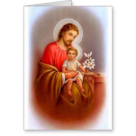 Saint Joseph Feast Day Little Saints Of Spring Card Zazzle St
