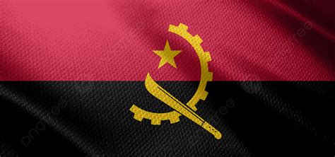 Angola Flag Waving Background Angola Flag Waving Angola Flag Angola