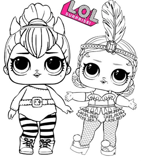 Spice And Showbaby Lol Surprise Coloring Page Barbie Coloring Pages
